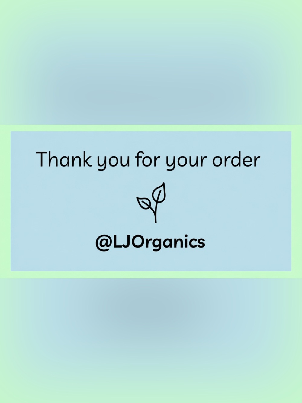 50 CUSTOM STICKERS - 2” x 1” - ‘THANK YOU FOR YOUR ORDER’ - W/ YOUR CLOSET NAME